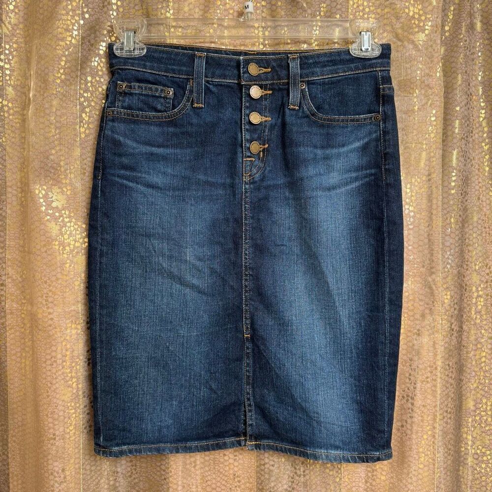 Big Star Stella High Rise Denim Pencil Skirt Size 26 Small